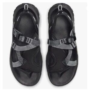 Nike Women's Oneanta Sandals, Black/Pure Platinum/Wolf Grey, Size 6
